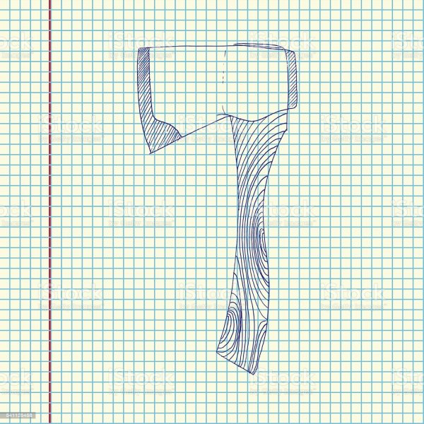 Боевой топор чертеж