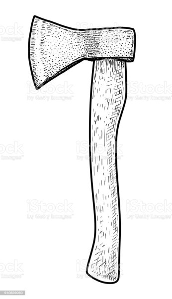 Топор эскиз