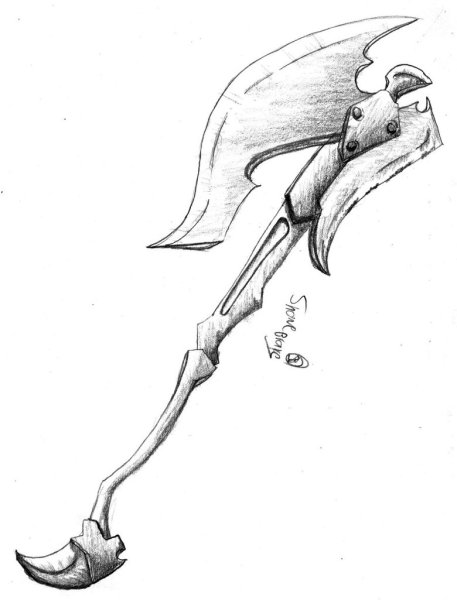 Топор контур