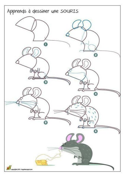 Как рисовать крысу