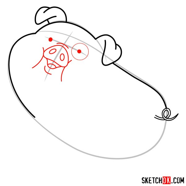 Пухля рисунок карандашом