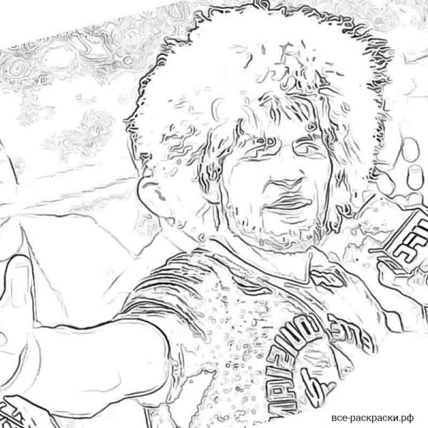 Конор МАКГРЕГОР Хабиб Нурмагомедов карандашом