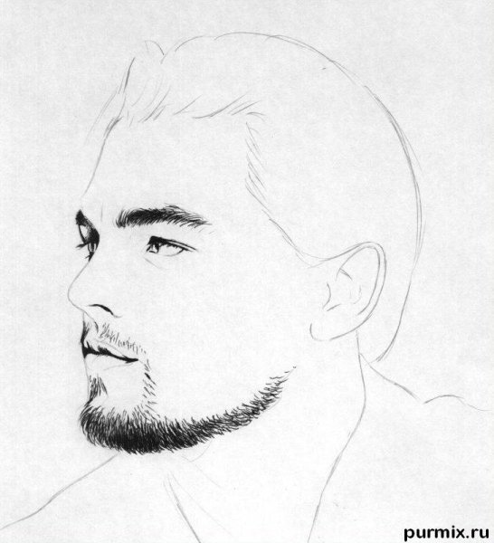 Хабиб Нурмагомедов нарисовать портрет