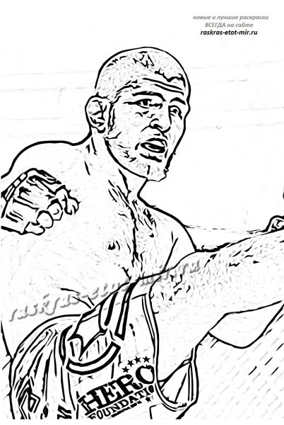 Портрет Хабиба Нурмагомедова карандашом