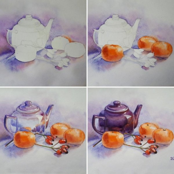 Лессировка подмалевок