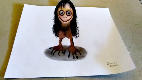 Как нарисовать красивый рисунок с 8 лет МОМО