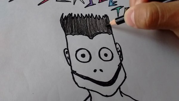 Как нарисовать лицо МОМО