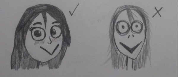 Лёгкий рисунок карандашом МОМО