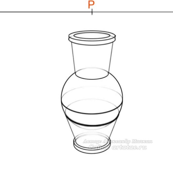 Построение кувшина рисунок
