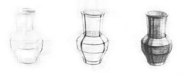 Кувшин в перспективе