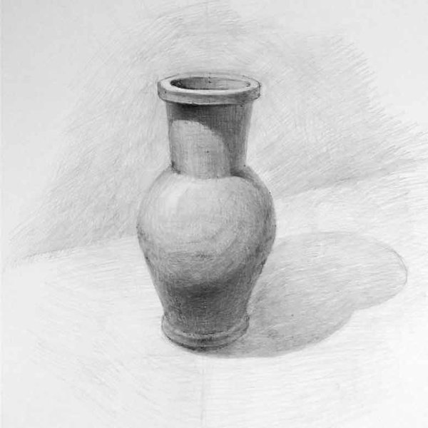 Ваза карандашом