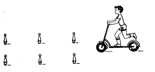 Самокат для раскрашивания для детей