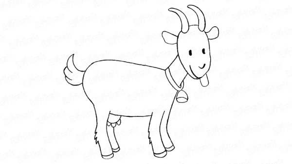 Коза для рисования