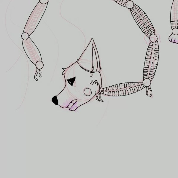 АНИМАТРОНИК Мангл рисунок карандашом милые брелок