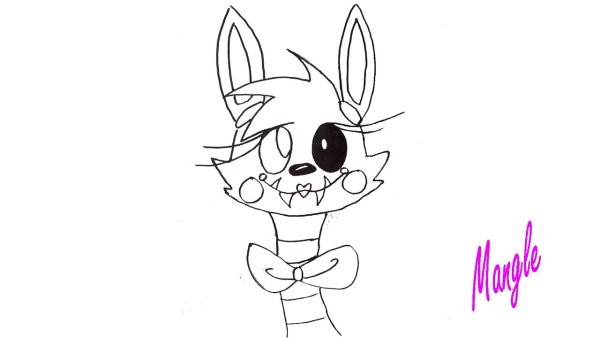 Рисовать Мангл по частям