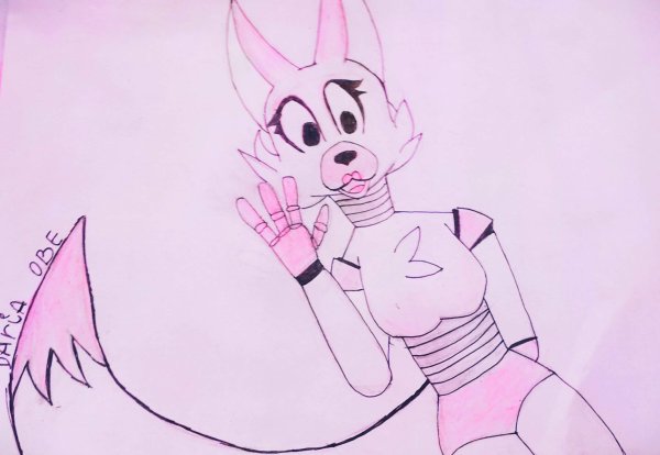 Мангл собранная карандашом