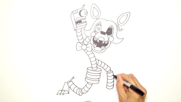 Мангл рисунок карандашом