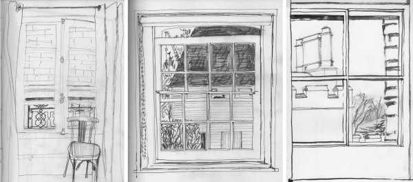 Нарисовать окно в квартире