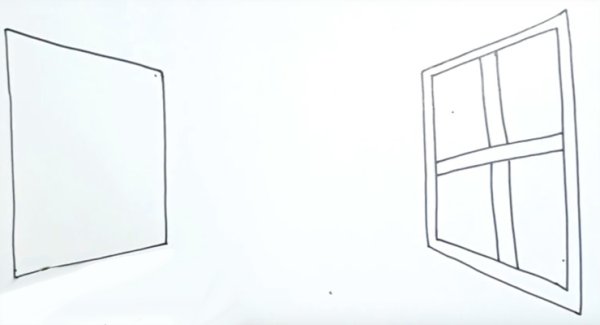 Окно с боку рисунок