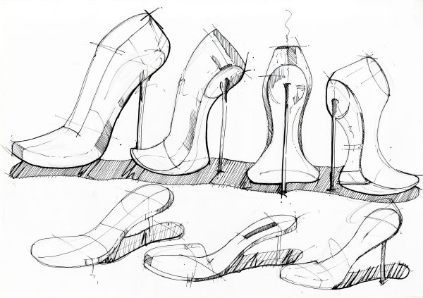 Эскизы обуви