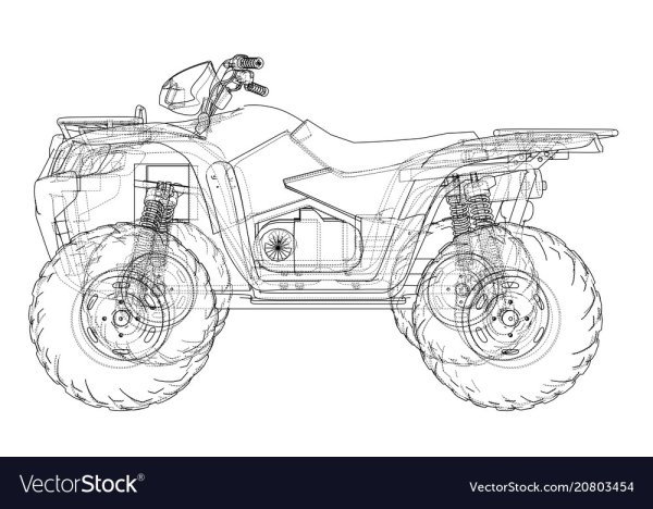 Квадроцикл раскраска для детей