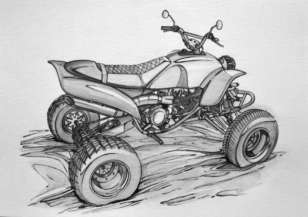 Раскраски для мальчиков квадроциклы