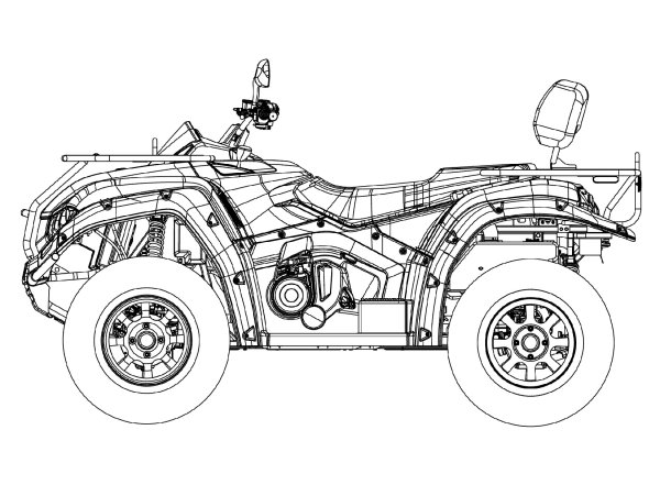 Поэтапное рисование мотоцикла для детей