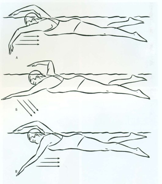 Раскраска плавание вид спорта