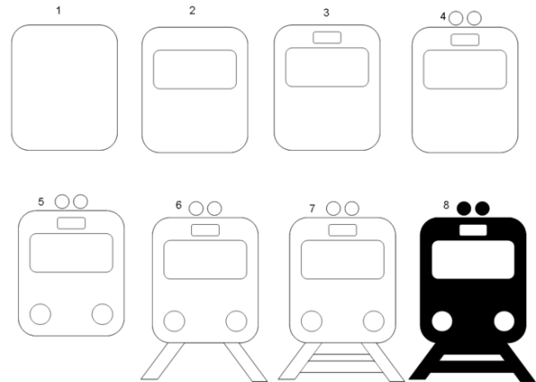 Вагончики без колес для детей