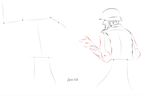 Нарисовать войну карандашом поэтапно