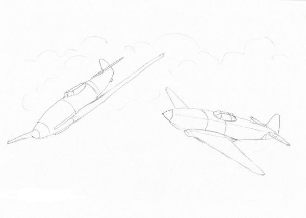 Рисунок про войну карандашом для начинающих