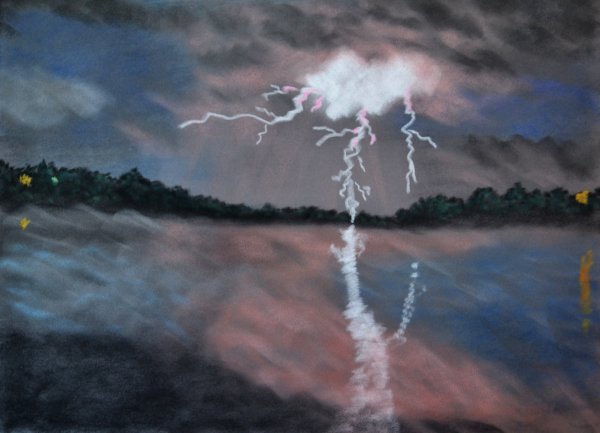 Гроза пастелью
