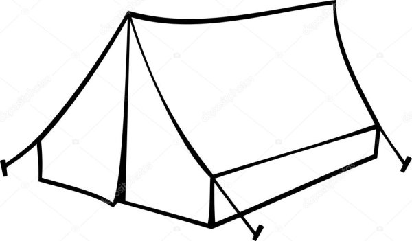 Палатка раскраска для детей