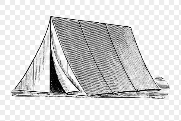 Палатка рисунок карандашом