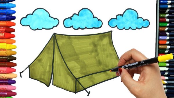 Палатка карандаш для малышей