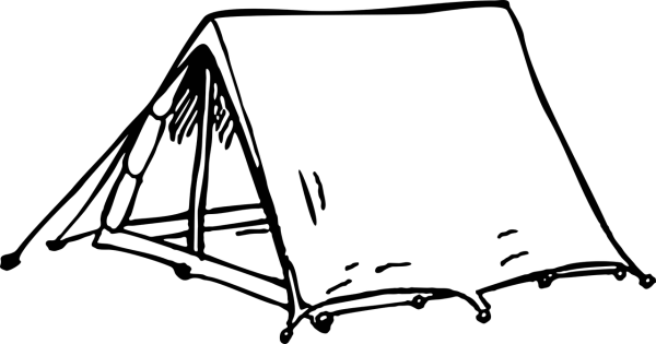 Палатка раскраска для детей