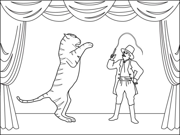 Цирк рисунок