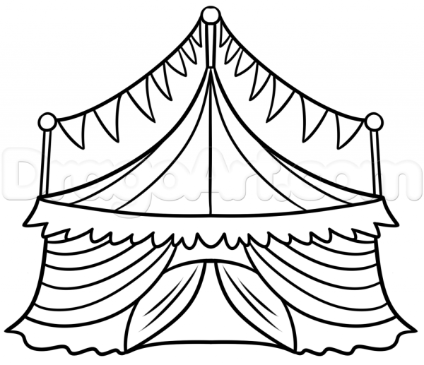 Нарисовать цирк
