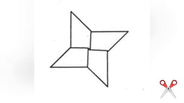 Сюрикен из бумаги