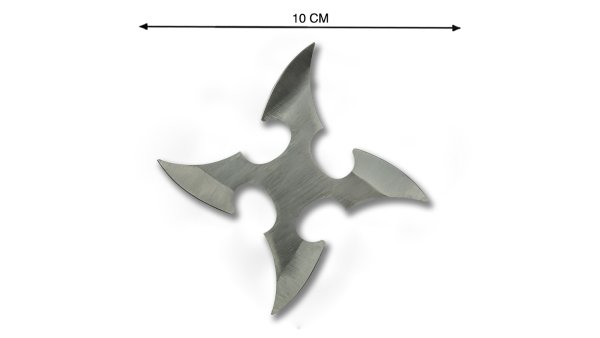 Сюрикен из металла чертеж с размерами