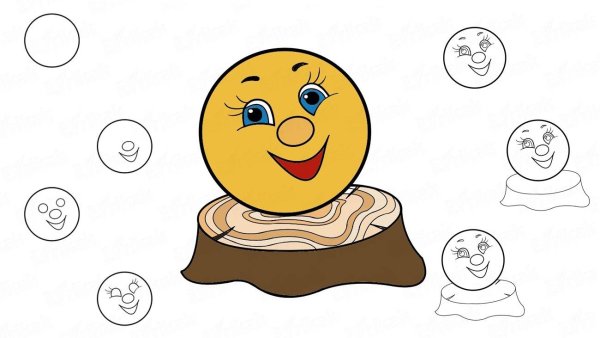 Колобок рисунок