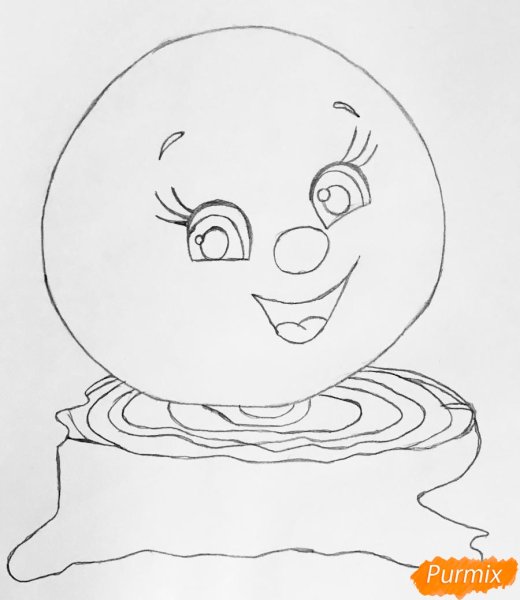 Рисование Колобок