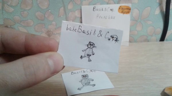 Рисунки для бумажных сюрпризов басики