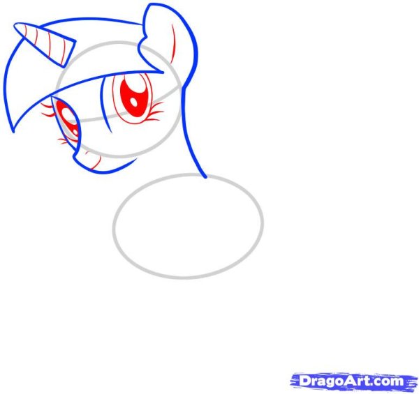 Как научиться рисовать пони Искорку