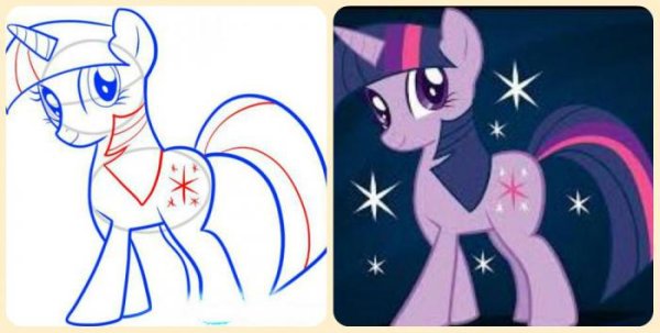 Искорка для срисовки