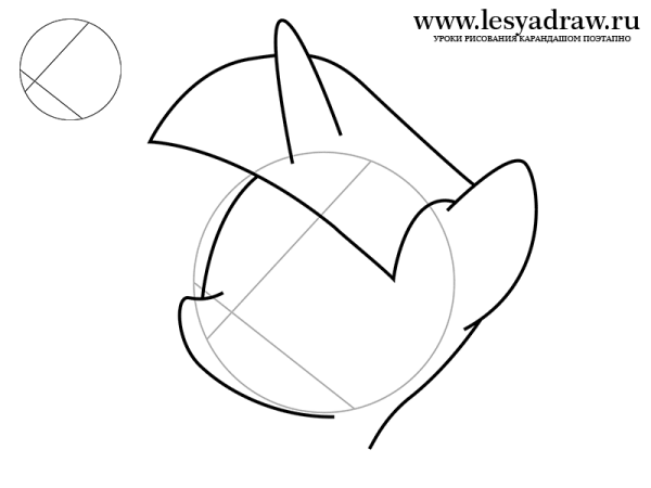 Поэтапный рисунок Искорки