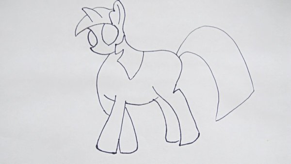 Как рисовать пони Искорку