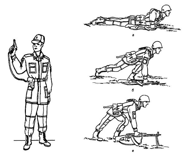 Выполнение приема к бою
