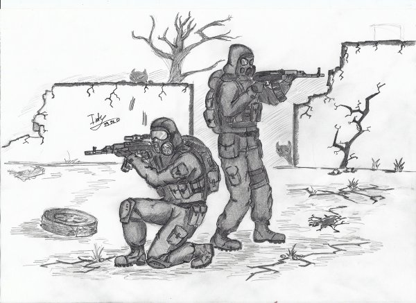 Зарисовка боевых действий