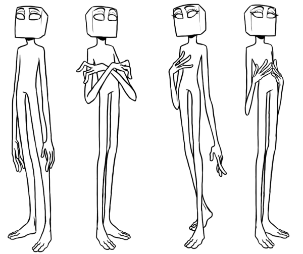 Квадратыне человек рисунок